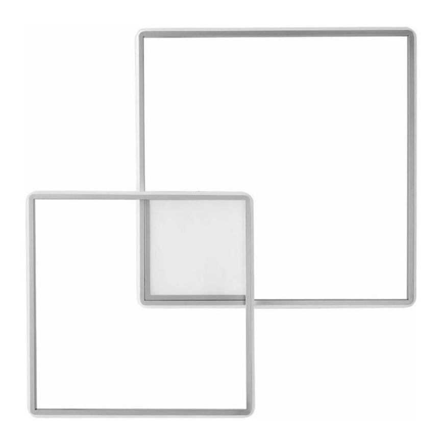 Ondaluce - Dimbart LED-takarmatur DOWEL LED/60W/230V 75x75 cm silver