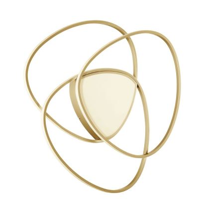 Ondaluce - Dimbart LED-takarmatur ROSE LED/80W/230V 71 x 76 cm guldfärgad