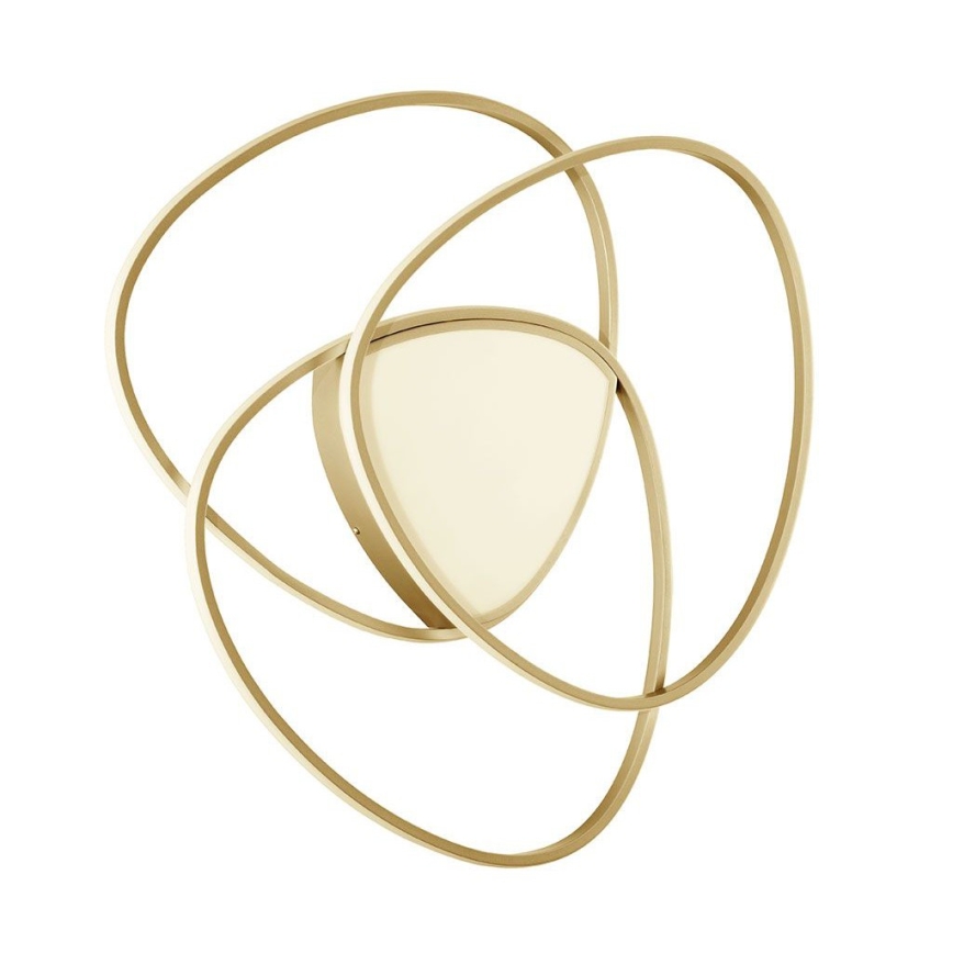 Ondaluce - Dimbart LED-takarmatur ROSE LED/80W/230V 71 x 76 cm guldfärgad