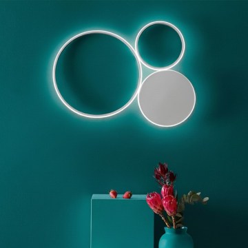 Ondaluce - Dimbart LED-väggarmatur POIS LED/42W/230V silver