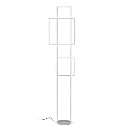 Ondaluce - Dimmbar LED-golvlampa DOWEL LED/77W/230V 166 cm silver