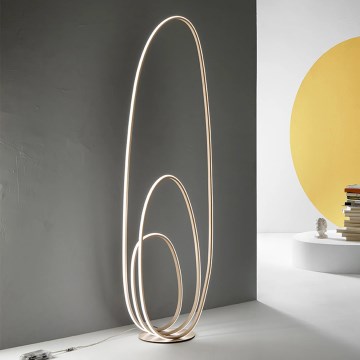 Ondaluce - Dimmbar LED-golvlampa GOLDEN LED/45W/230V 160 cm guld