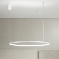 Ondaluce - Dimmbar LED-pendel med kabel SOEL LED/38W/230V 3000/4000K Ø 80 cm vit
