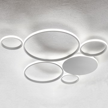 Ondaluce - Dimmbar LED-taklampa POIS LED/68W/230V silver