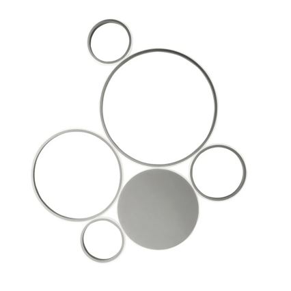 Ondaluce - Dimmbar LED-taklampa POIS LED/68W/230V silver