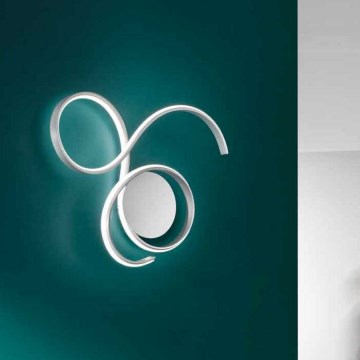 Ondaluce - Dimmbar LED-vägglampa TWIST LED/57W/230V vit