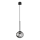 Ondaluce - JEWEL pendellampa med kabel 1xE14/10W/230V Ø 17 cm svart/rökfärgad