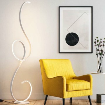 Ondaluce - LED dimbar golvlampa FLOK LED/44W/230V 152 cm vit