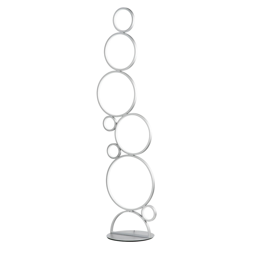 Ondaluce - LED-dimbar golvlampa POIS LED/52W/230V 160 cm silverfärgad
