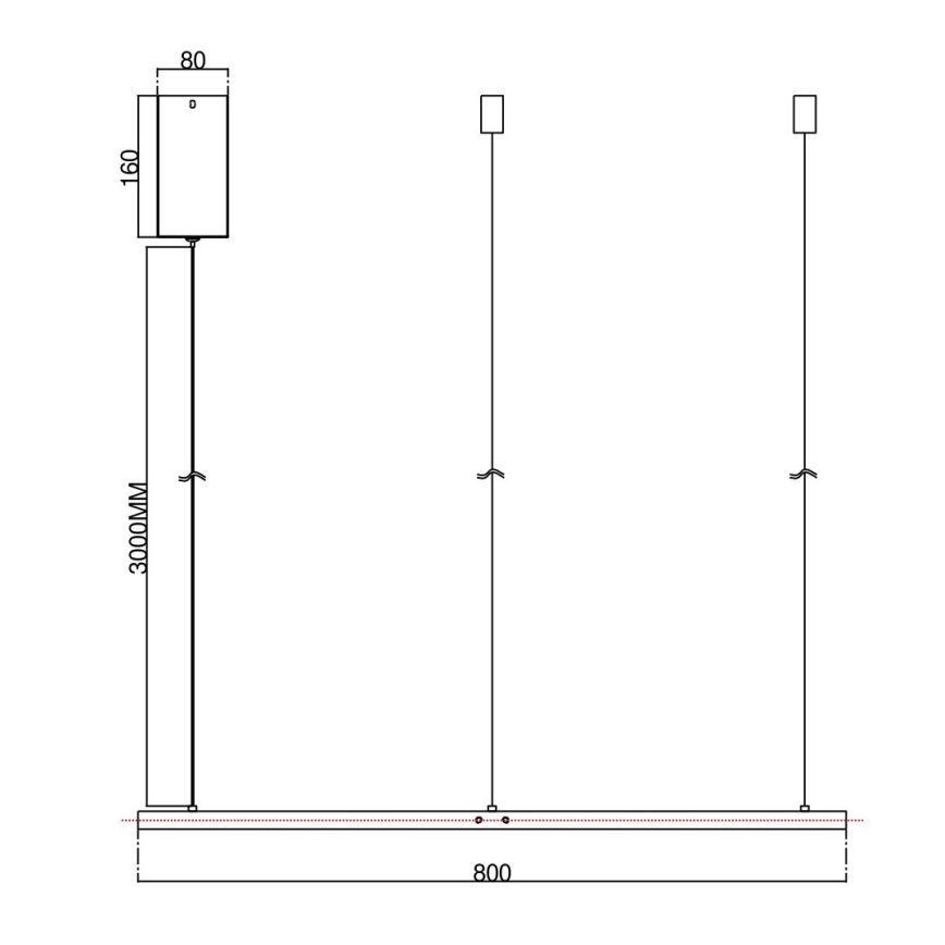 Ondaluce - Dimmbar LED-pendel med kabel SOEL LED/38W/230V 3000/4000K Ø 80 cm vit