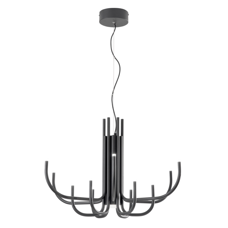 Ondaluce - LED dimbar pendellampa med vajer NOUVEAU LED/35W/230V Ø 78 cm svart