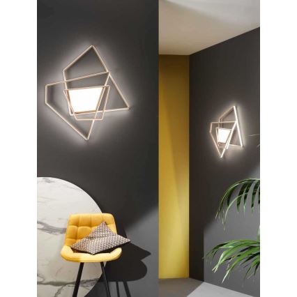 Ondaluce - LED dimbar takarmatur GALAXY LED/90W/230V 71x84 cm guld