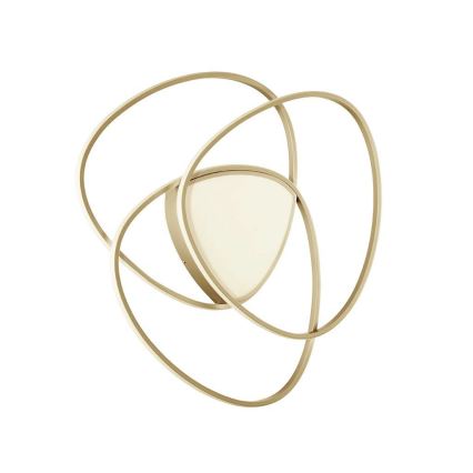 Ondaluce - LED-dimbar taklampa ROSE LED/70W/230V 63x67 cm guldig