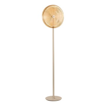 Ondaluce - LED-dimmbar golvlampa JOKEY LED/15W/230V 170 cm guld/rökbeige