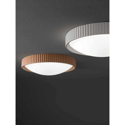 Ondaluce - LED-taklampa CONCRETE LED/20W/230V pr. 41 cm betong/grå