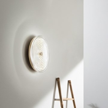 Ondaluce - LED vägglampa JOKEY LED/10W/230V guld/klart glas