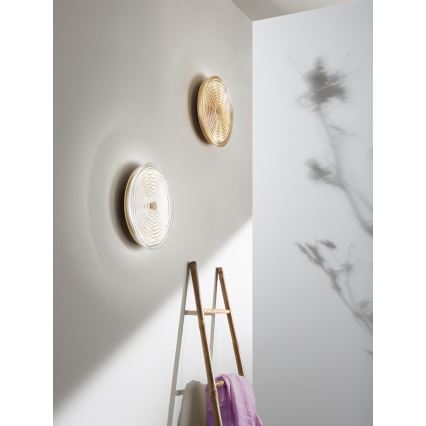 Ondaluce - LED-vägglampa JOKEY LED/10W/230V guld/rökbeige