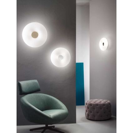 Ondaluce - Taklampa DODI 2xE27/15W/230V Ø 33 cm vit