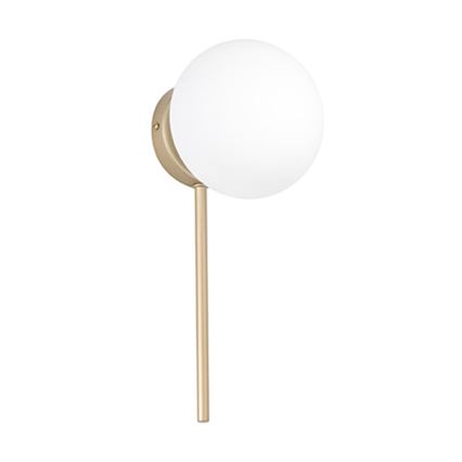 Ondaluce - Vägglampa JEWEL 1xE14/10W/230V guld/vit