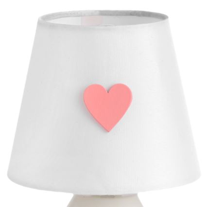 ONLI - Barnlampa TITTA 1xE14/6W/230V 20 cm vit