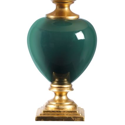 ONLI - Bordslampa AMADEUS 1xE27/15W/230V 72 cm grön/guld