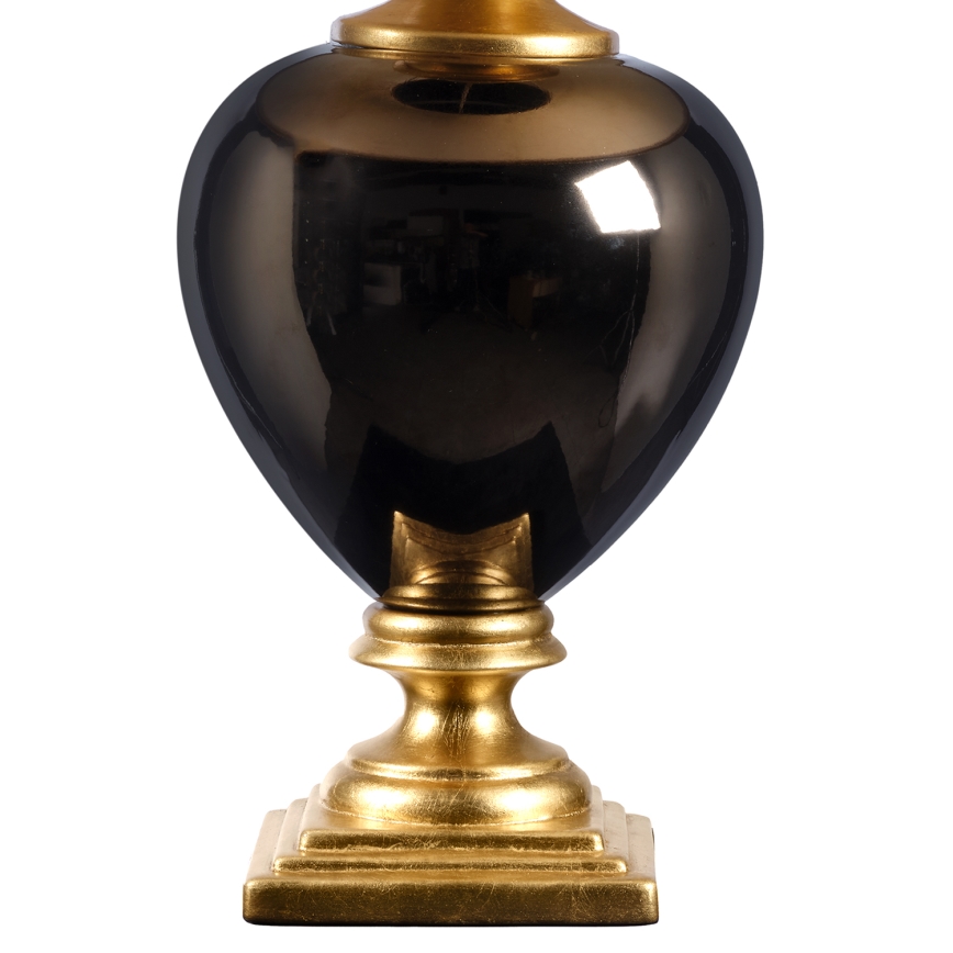 ONLI - Bordslampa AMADEUS 1xE27/15W/230V 72 cm svart/guld