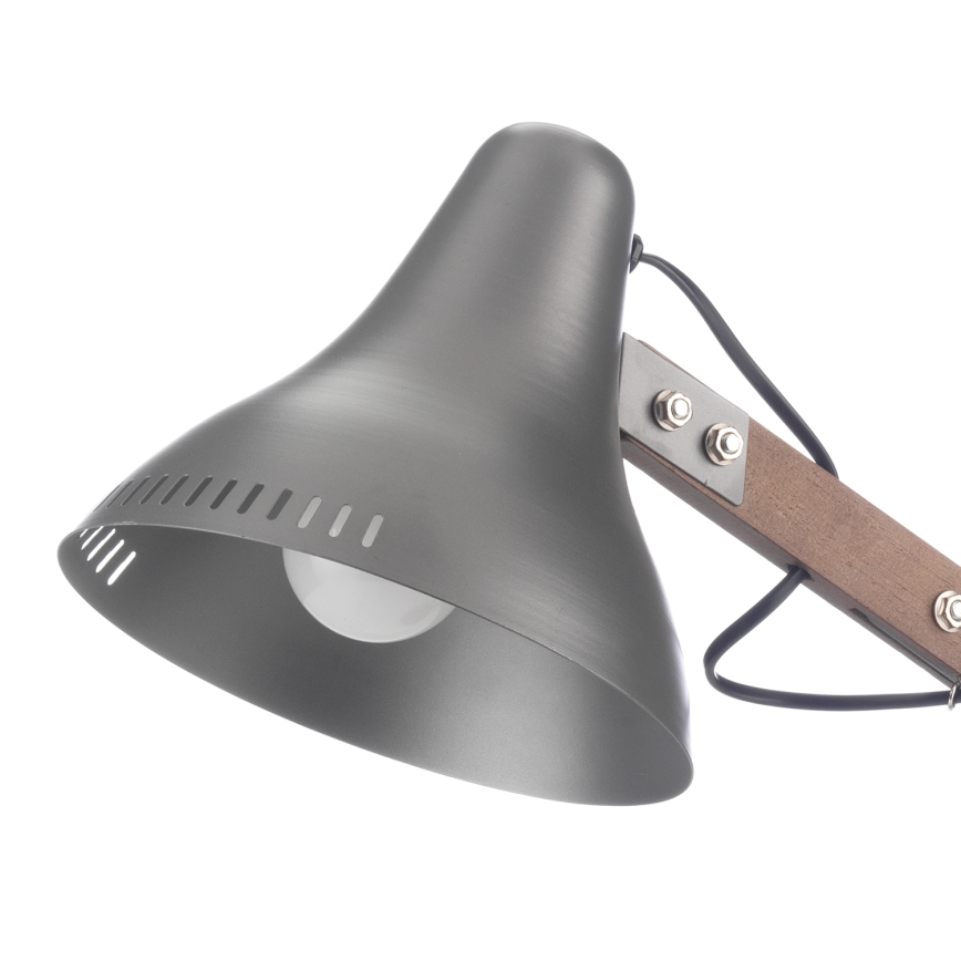 ONLI - Bordslampa ARCHITETTO 1xE27/22W/230V 62 cm grå/brun