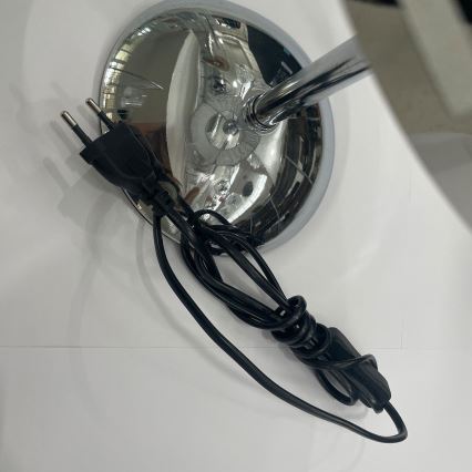 ONLI - Bordslampa BRUCE 1xE27/15W/230V 40 cm matt krom