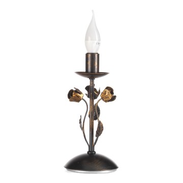 ONLI - Bordslampa CAROLINA 1xE14/6W/230V 40 cm brons