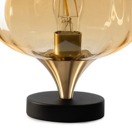 ONLI - Bordslampa ELIDE 1xE27/15W/230V svart/koppar