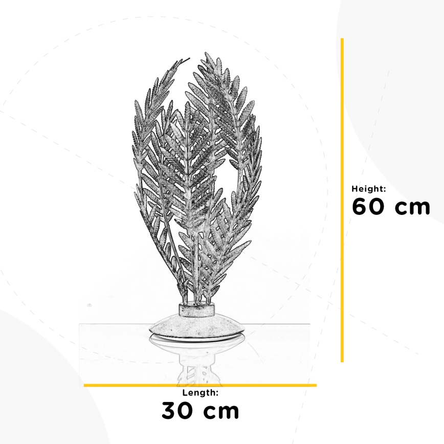 ONLI - Bordslampa FELCE 1xE27/22W/230V 60 cm grädde