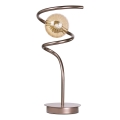 ONLI - Bordslampa FRIDA 1xG9/10W/230V 42 cm koppar