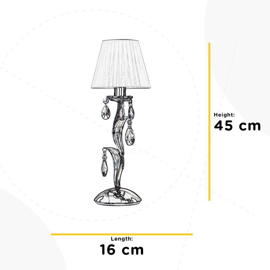 ONLI - Bordslampa JACQUELINE 1xE14/6W/230V