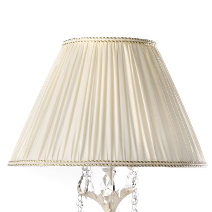 ONLI - Bordslampa KAREN 1xE27/22W/230V vit 58 cm