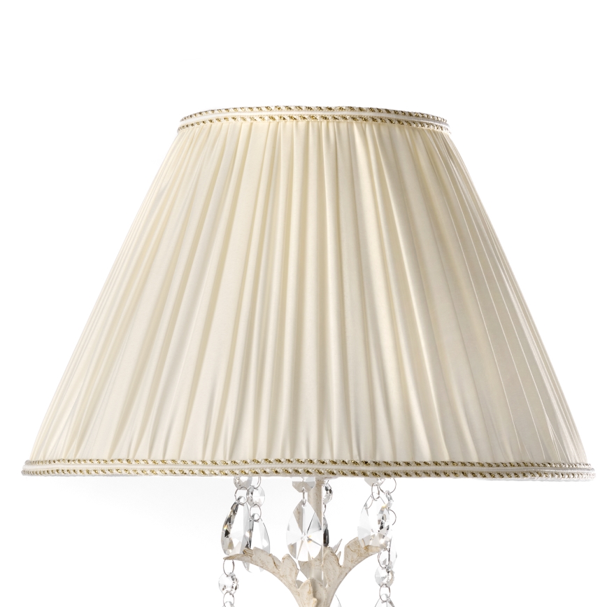 ONLI - Bordslampa KAREN 1xE27/22W/230V vit 58 cm