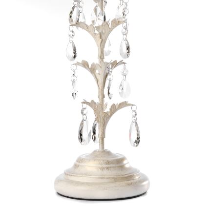 ONLI - Bordslampa KAREN 1xE27/22W/230V vit 58 cm