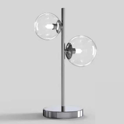 ONLI - Bordslampa KIMBERLY 2xG9/6W/230V 40 cm polerad krom