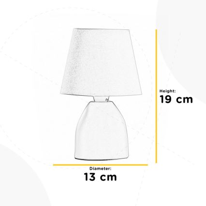 ONLI - Bordslampa NANO 1xE14/6W/230V rosa 19 cm