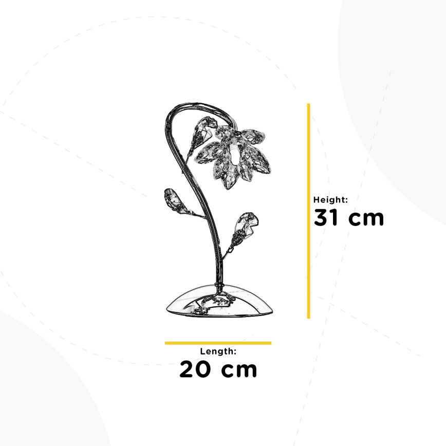 ONLI - Bordslampa NINFEA 1xG9/6W/230V 35 cm