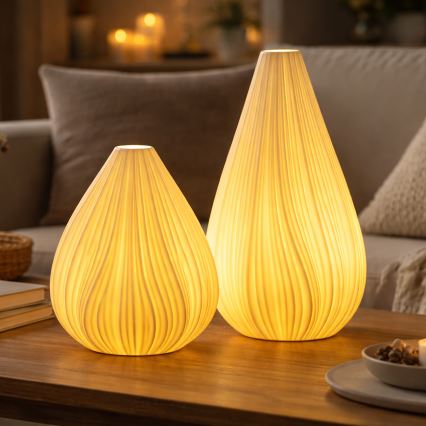 ONLI - Bordslampa NUVIA 1xE14/6W/230V 32 cm vit