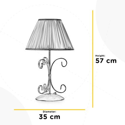 ONLI - Bordslampa ODINO 1xE27/22W/230V 57 cm