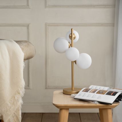 ONLI - Bordslampa PALOMA 4xG9/10W/230V 48 cm guld