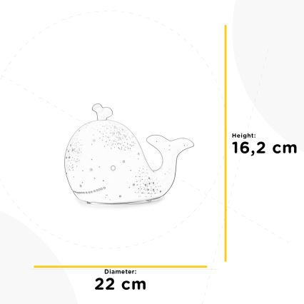 ONLI - Bordslampa PORCELLANA 1xE14/6W/230V 16,2 cm val
