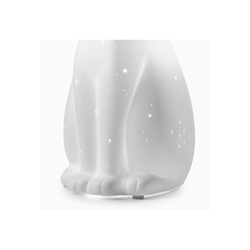 ONLI - Bordslampa PORCELLANA 1xE14/6W/230V 27,2 cm katt