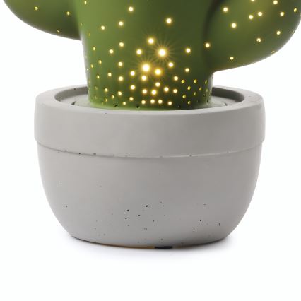 ONLI - Bordslampa PORCELLANA 1xE14/6W/230V 27 cm kaktus