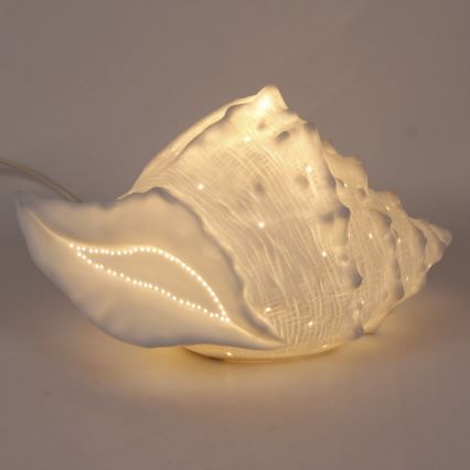 ONLI - Bordslampa PORCELLANA 1xE14/6W/230V 29 cm snäcka