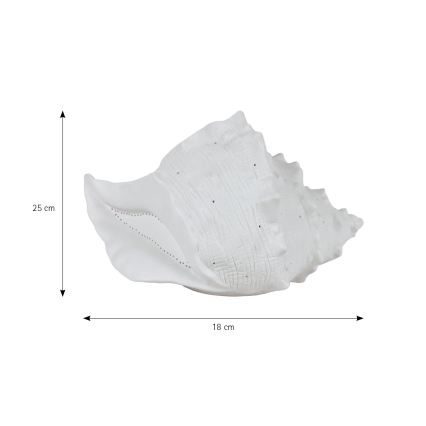 ONLI - Bordslampa PORCELLANA 1xE14/6W/230V 29 cm snäcka