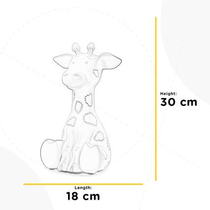 ONLI - Bordslampa PORCELLANA 1xE14/6W/230V 30 cm giraff