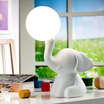 ONLI - Bordslampa PORCELLANA 1xG9/6W/230V 31 cm elefant