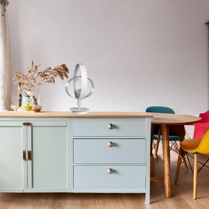 ONLI - Bordslampa SERENA 1xE14/6W/230V vit 38 cm